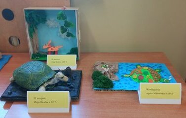 Rozstrzygnięcie Miejskiego konkursu  - Dinozaury, prace plastyczne 