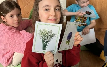 Uczniowie na zajęciach podczas Dnia Poezji