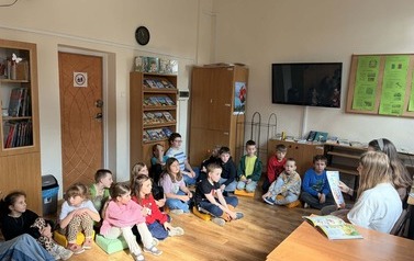 Uczniowie na zajęciach podczas Dnia Poezji