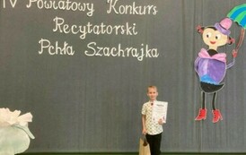 Konkurs recytatorski na sali gimnastycznej w SP6