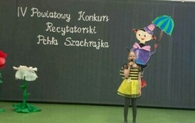 Konkurs recytatorski na sali gimnastycznej w SP6