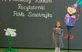 Konkurs recytatorski na sali gimnastycznej w SP6