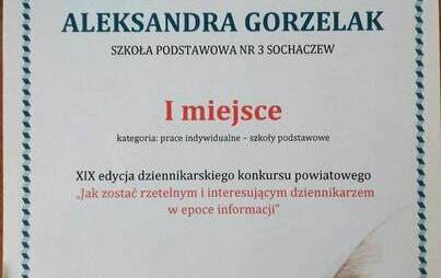 Zdjęcie do  &bdquo;Jak zostać rzetelnym i interesującym dziennikarzem w epoce informacji&rdquo; &bdquo;Najpiękniejsza jest moja mała Ojczyzna&rdquo;