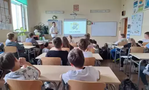 Spotkanie klasowe na temat olejomatów.