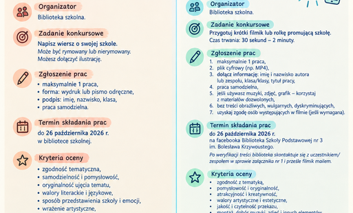 Zdjęcie do Regulamin konkurs&oacute;w szkolnych "Strofy znad Bzury"